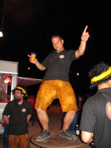 Braderie à Pailly en 2011