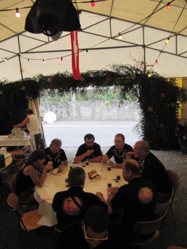 Braderie à Pailly en 2011