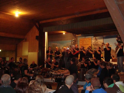 Soirée raclette à la Jeunesse d'Orzens en 2013