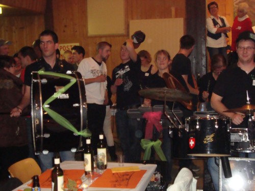 Soirée raclette à la Jeunesse d'Orzens en 2013