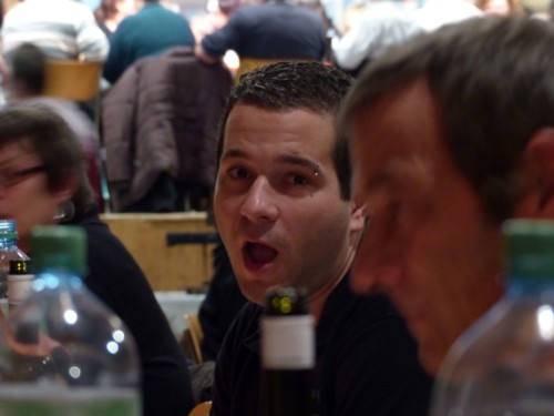 Soirée raclette à la Jeunesse d'Orzens en 2013