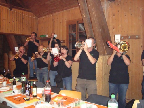 Soirée raclette à la Jeunesse d'Orzens en 2013