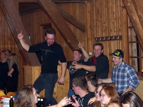 Soirée raclette à la Jeunesse d'Orzens en 2013